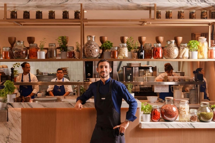 El cocinero Fabian Cangas, de 'Nota Blu Madrid'. Foto: Nota Blu