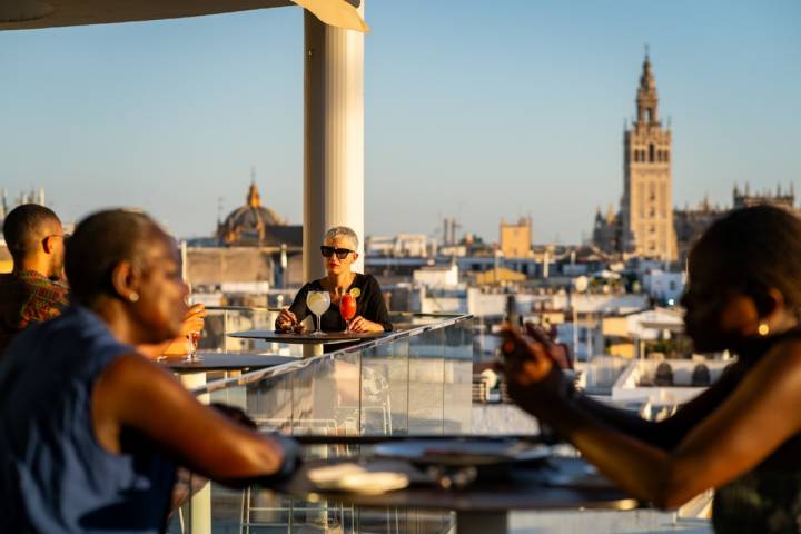 El skyline de Sevilla deja maravillados a todos. 