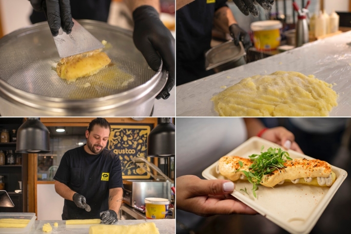 Preparando las famosas bravas