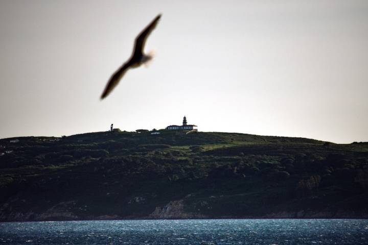 Las vistas sobre la Isla de Ons.