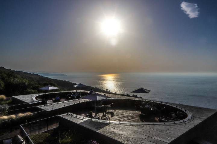 La terraza de 'Akelarre', el lugar donde el tiempo se para.