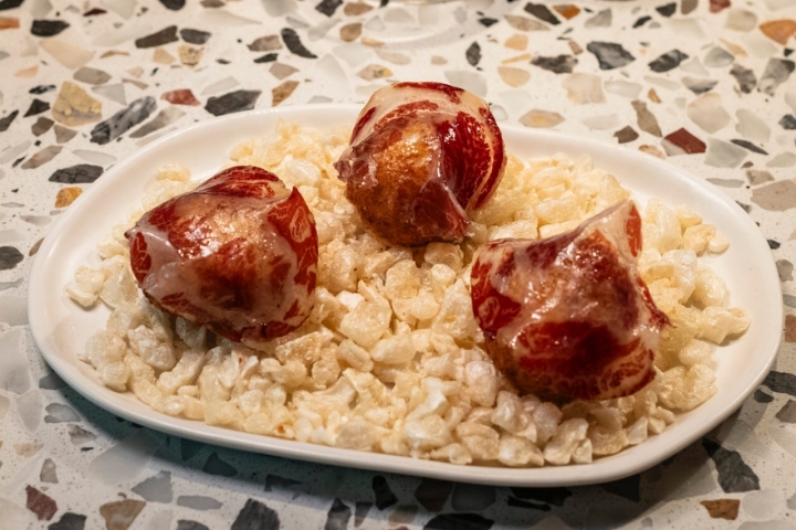 La croqueta de jamón Joselito, ganadora de la mejor croqueta en Madrid Fusión 2021.