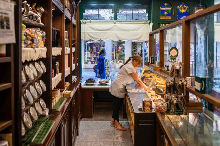 Mostrador de la tienda de la Confitería Conrado