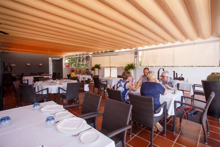 Comedor del restaurante El Faralló.