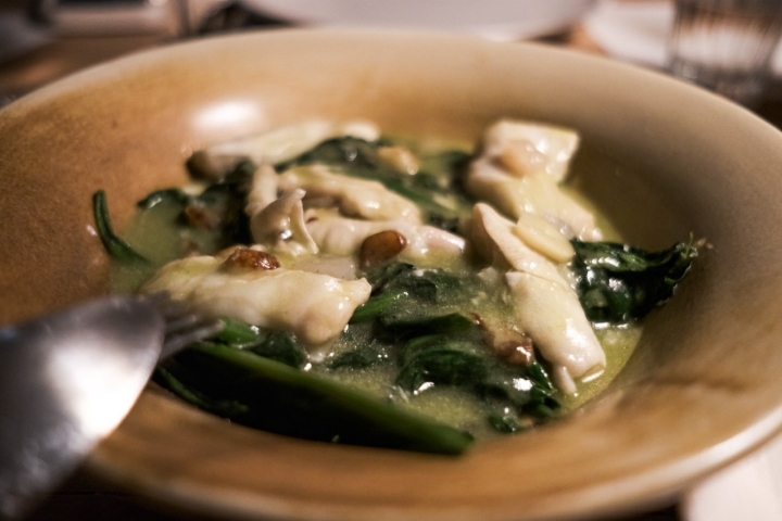 Kokotxas de bacalao.