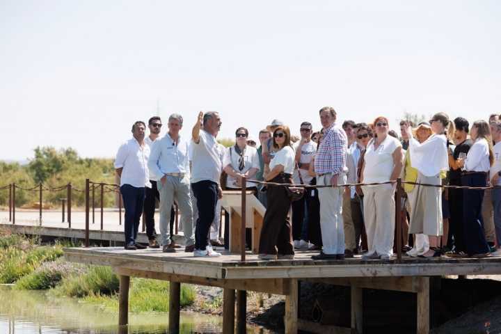 La visita a las marismas.