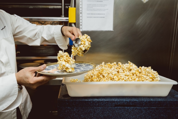 Palomitas caramelizadas del Hispano