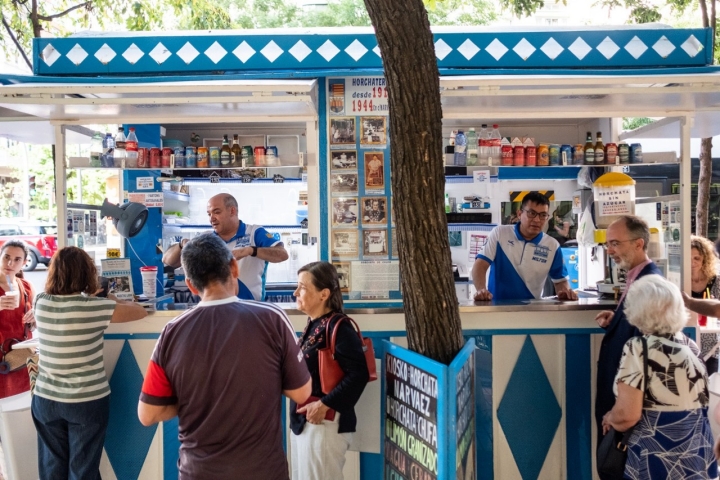 El Quiosco Narváez es un clásico del barrio de Chamberí.