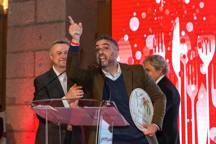 Diego Cabrera no pudo contenerse y lanzó un ¡Viva Madrid! a la ciudad que tan calurosamente le ha acogido.