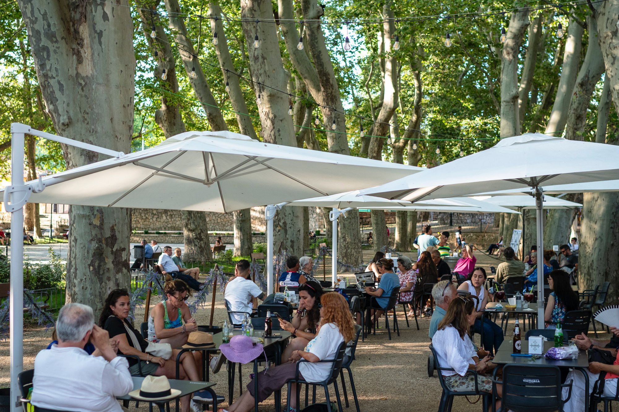 El 'Kiosko' está situado en pleno Parque de María Cristina