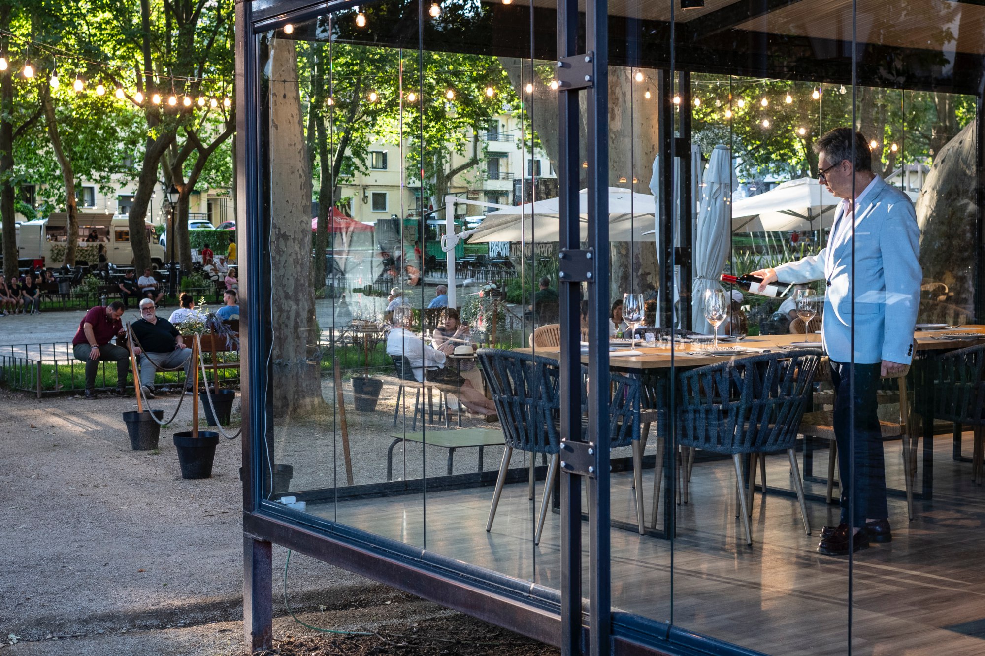 El Invernadero está levantado sobre el mismo parque