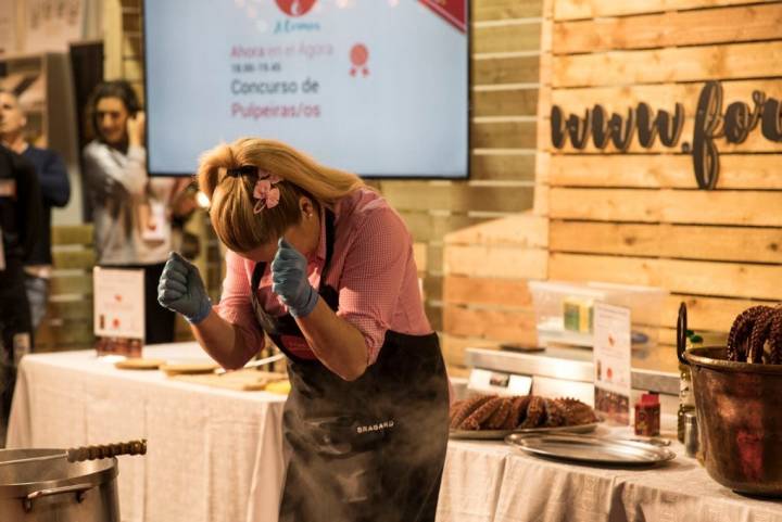 Vanessa Ferreiro celebrando la victoria