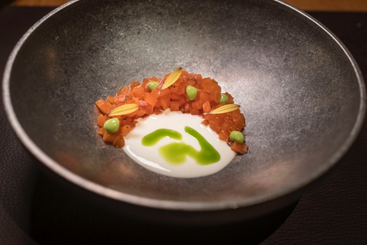 Tartar de trucha.
