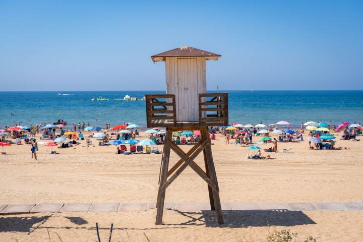 Aquí el Atlántico luce su mejor gama de azules.