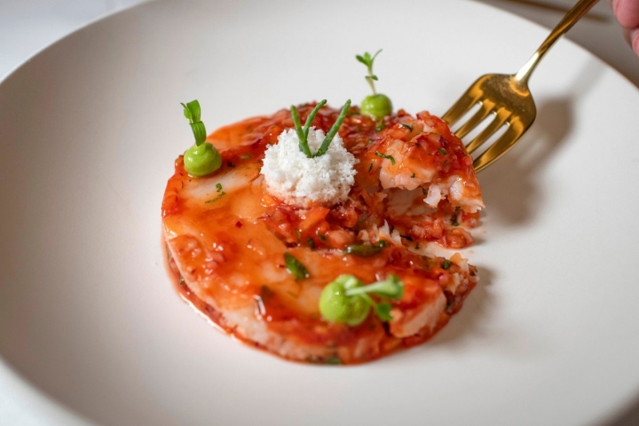 Ceviche de langostinos del restaurante Quimbaya (Madrid) Ceviche de langostinos del restaurante Quimbaya (Madrid)