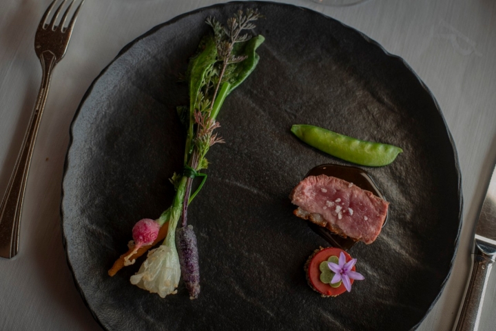 Pechuga de pato Bigarrade. Una belleza, que sabe aún mejor