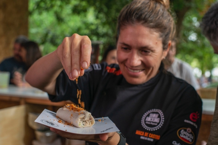 Portamerica 2019: Maca de Castro con su roll de pollo frío y encurtidos mediterráneos