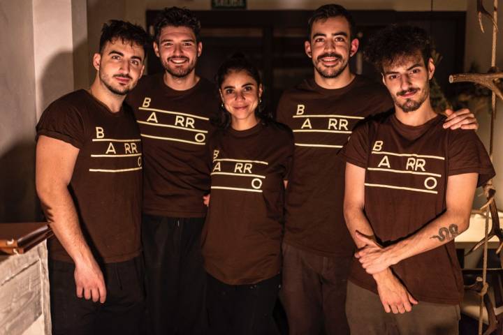 El equipo: Rodrigo Posadas, Cristina Masshuh,  Alejandro Pedregal, Carlos Casillas y Jaime Mondejar. Sólo falta uno: Diego Sanz