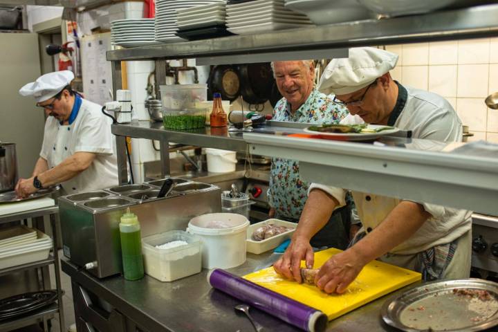 Restaurante 'Ca n'Alfredo': Joan Riera en la cocina