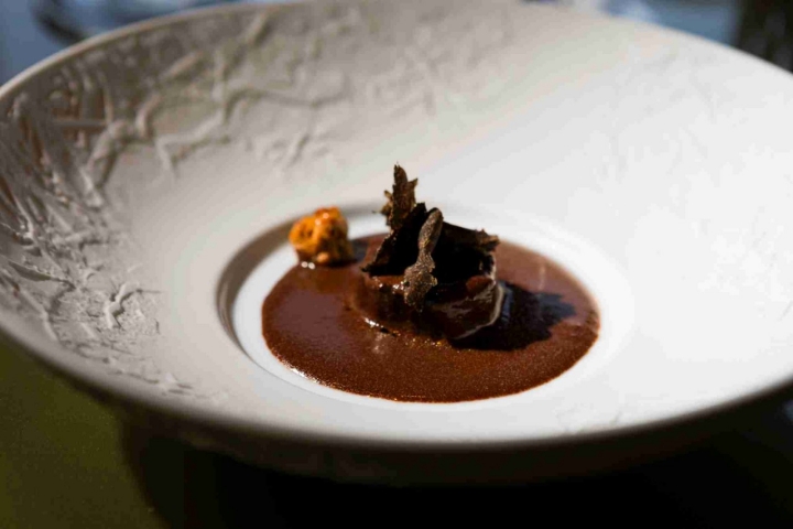 Corzo, salvia, mole y chocolate. 