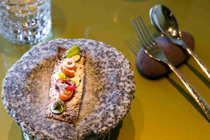 Ceviche elaborado con trucha del río Cinca