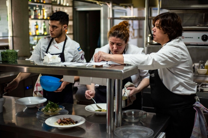 El restaurante gastronómico comparte cocina con el bar del complejo 'Open Arena'.