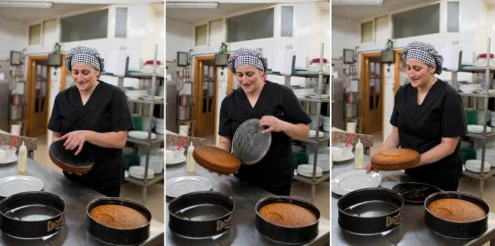 Todos los días salen bizcochos del horno: de naranja, limón, crema, chocolate...