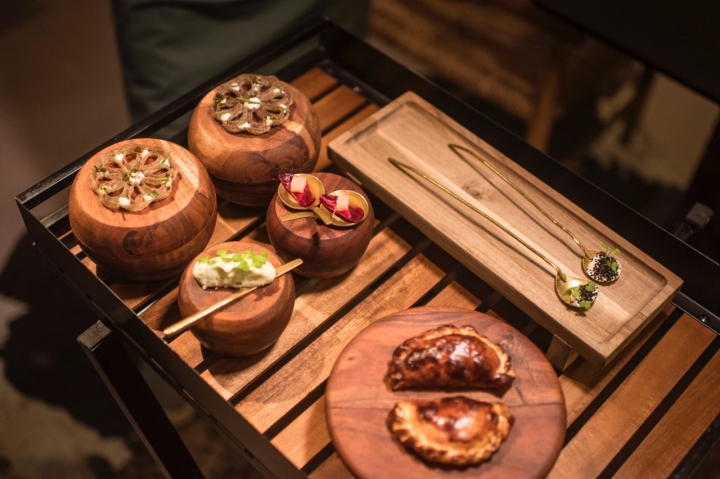 Snacks del restaurante Gurisa (Madrid).