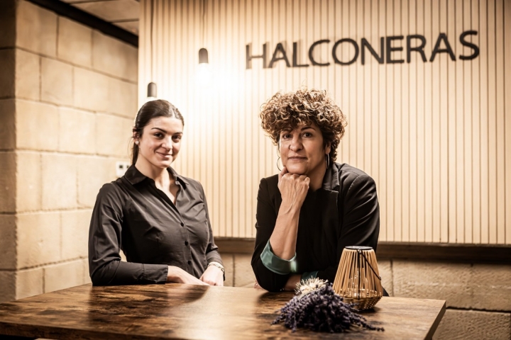 Inma y Nahia, la mitad de la familia dedicada a la sala.