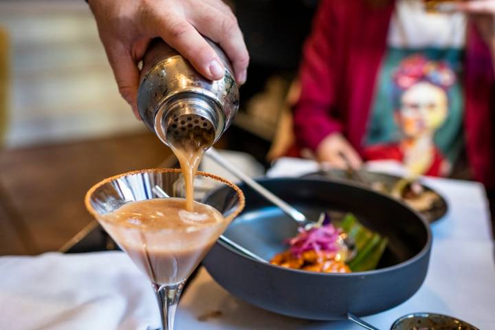 La margarita con tamarindo, otro hit de su carta de cócteles.