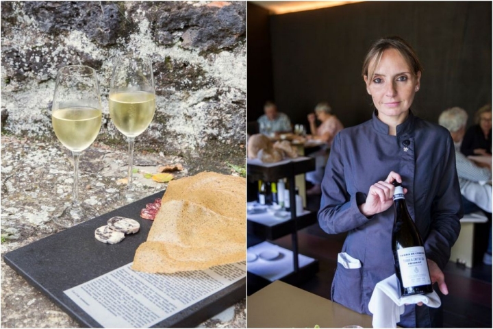 Productos de la tierra en el restaurante Les Cols, en Olot, Girona. Foto: Kristin Block