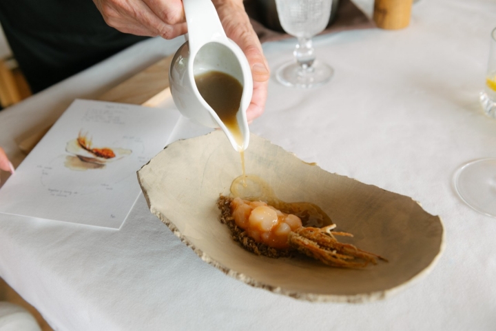 El langostino a la catalana El langostino a la catalana