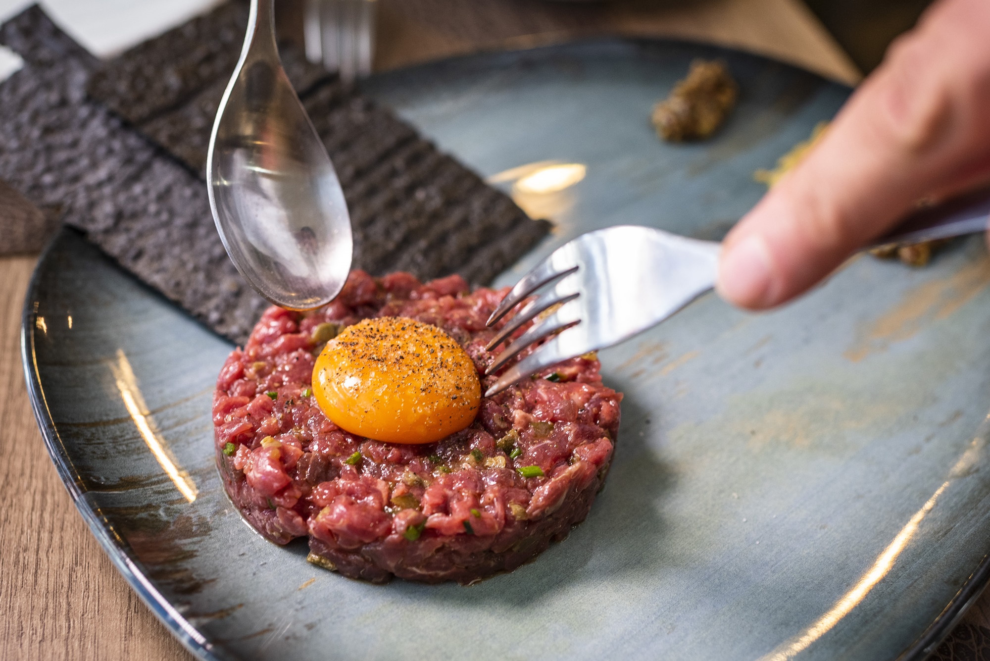 Restaurante Luz de Lumbre (El Escorial) steak tartar