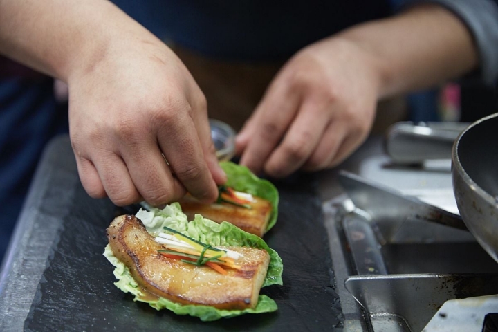 Tocino al estilo oriental.