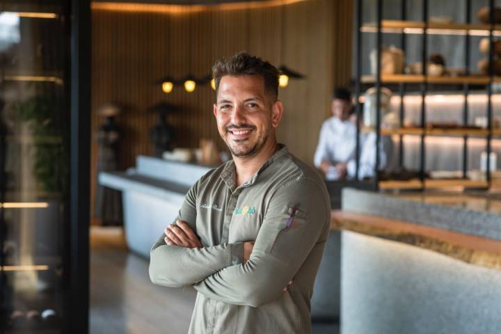 Adrián Bosch, chef del restaurante San Hô.