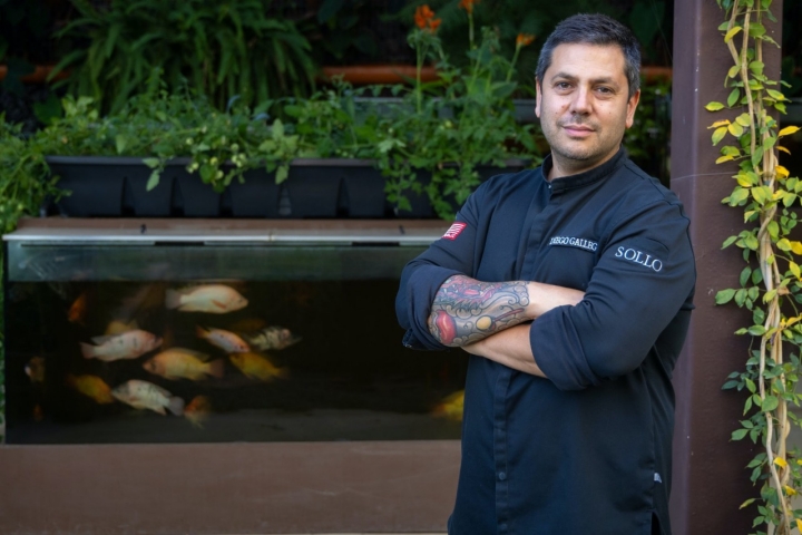 Diego Gallegos, chef del restaurante Sollo (Fuengirola, Málaga).