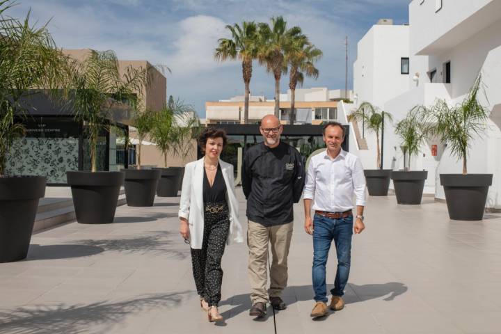  Alicia Reina, David Grussaute y José Riera.