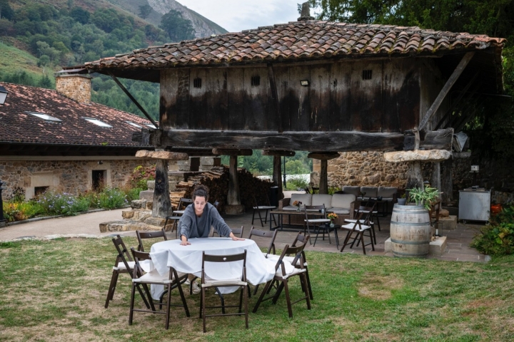 Hórreo del patio de 'Narbasu' (Asturias). Hórreo del patio de 'Narbasu' (Asturias).