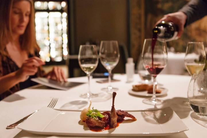 La bodega del restaurante también está muy cuidada.