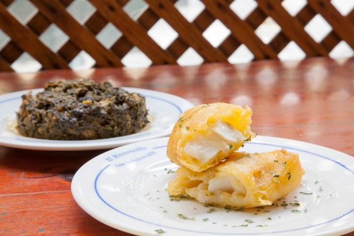 La tapa que triunfa, la pavía de bacalao.