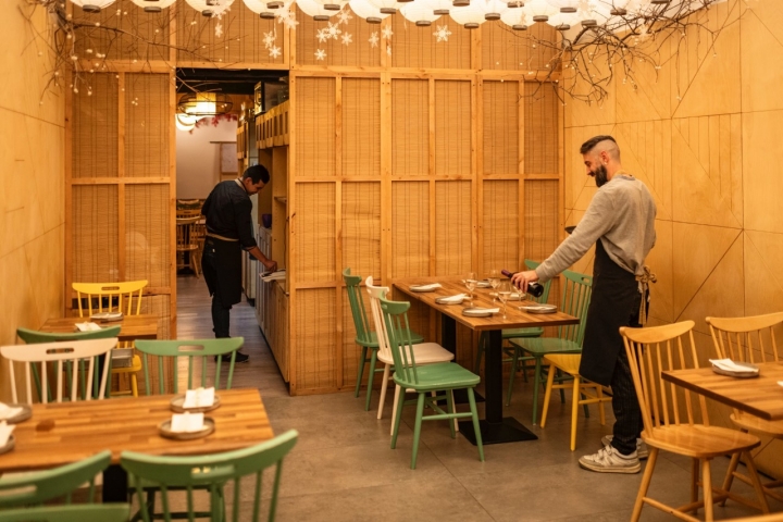 Sala de Okashi.