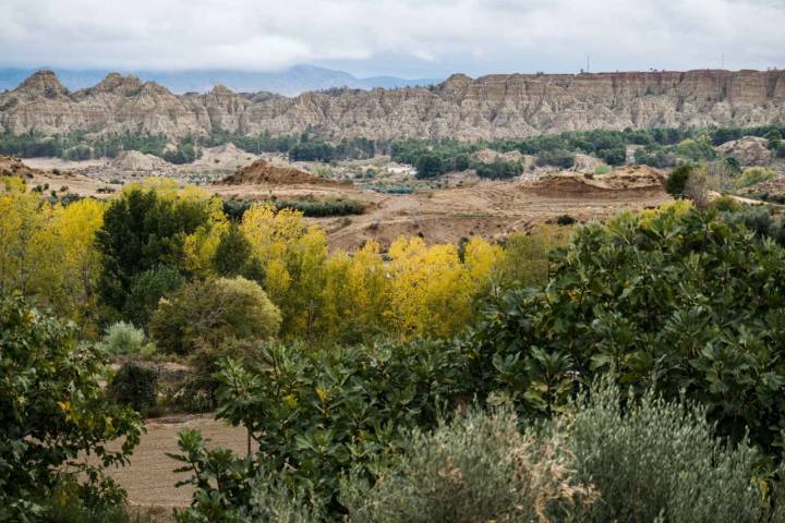 Vista desde un mirador del Geoparque de Granada