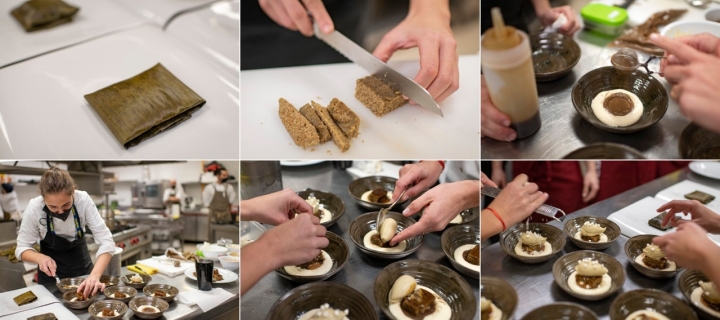 Concurso Frutas Tropicales Gastronomika 2021: postre de Cris Gómez