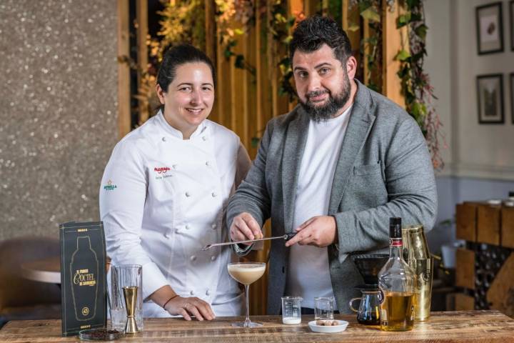 María Gómez y Adrián de Marcos del restaurante Magoga.