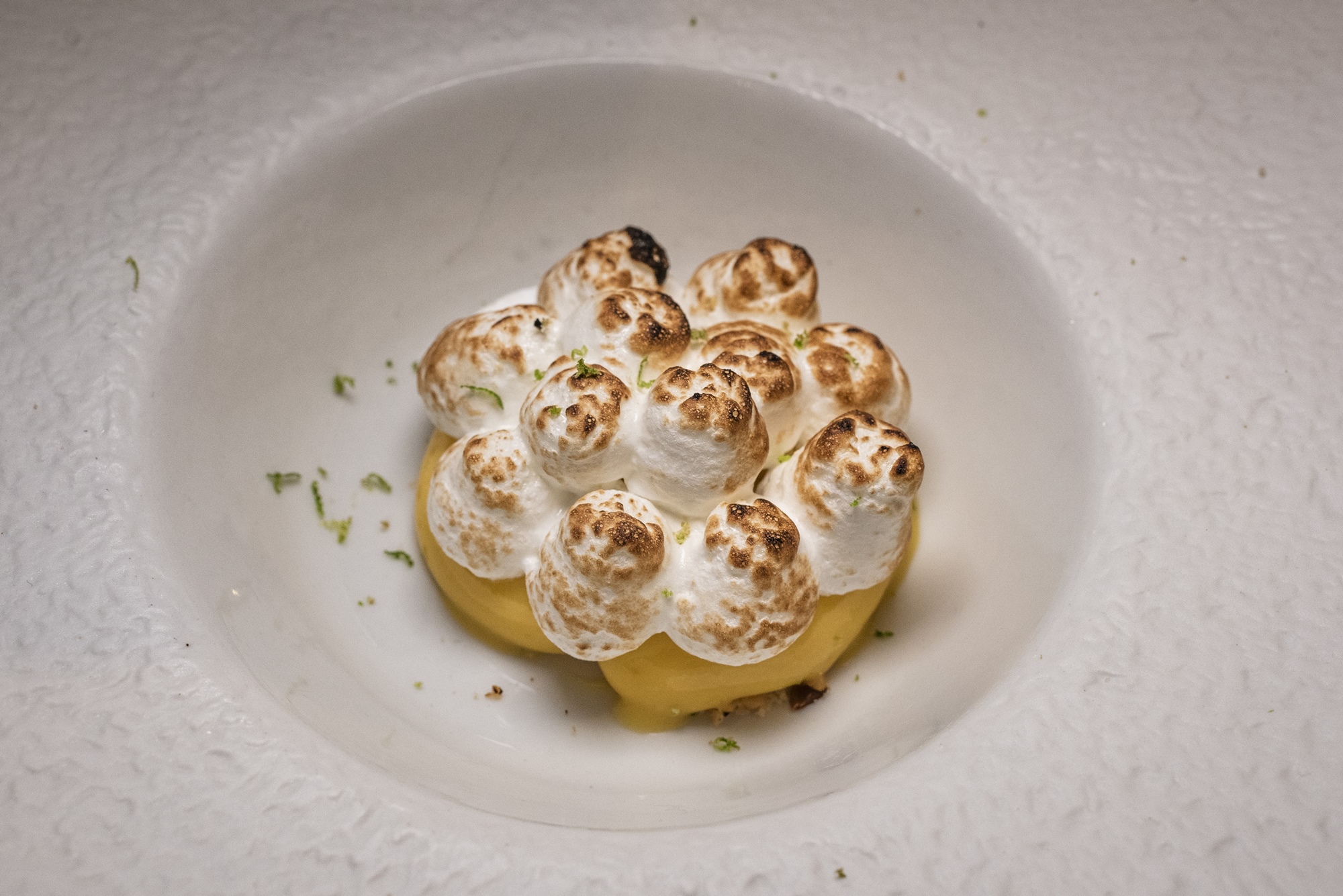 Taberna Zalamero Madrid crema de maracuyá y merengue