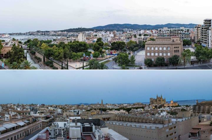 Terrazas en Palma: Blue Jazz Club (vistas de la ciudad)