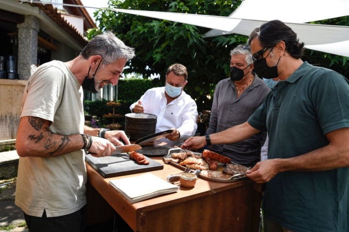 Un domingo cualquiera en 'Casa Solla': barbacoa