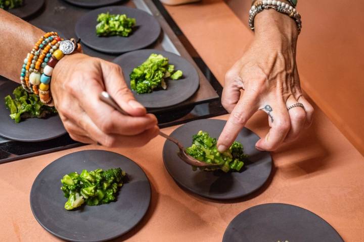 La menestra de verduras marinas.