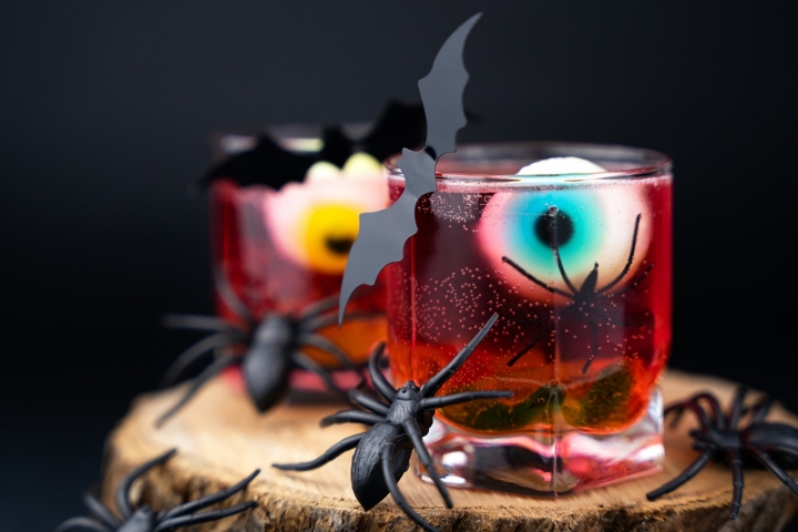 Un cóctel espeluznante para brindar.