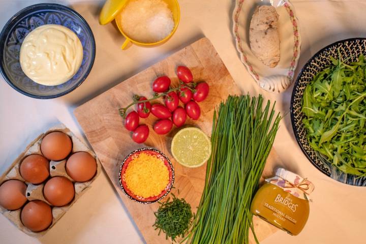 Huevos rellenos.